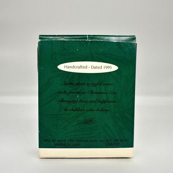 Hallmark Keepsake Joyful Black Santa 1995 Miniature Christmas Ornament - Picture 3 of 11